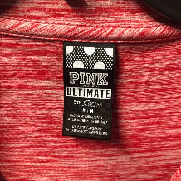 ♦️VS Pink♦️ Half zip jacket with thumb holes - Picture 5 of 5